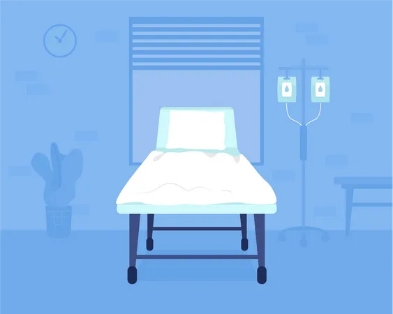 Hospital bed  Illustration