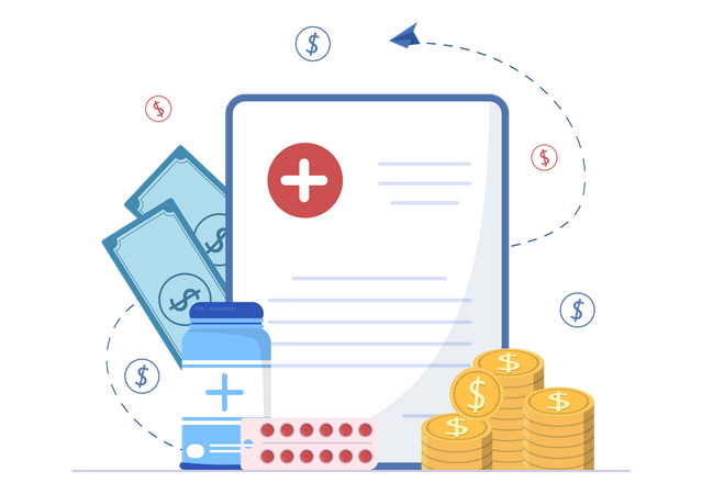 Hospital Billing  Illustration