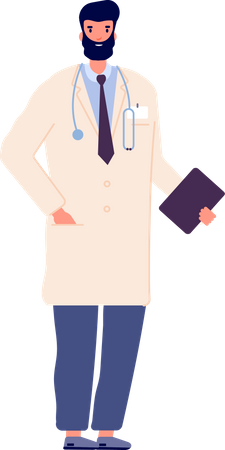 Hospital Doctor  Illustration