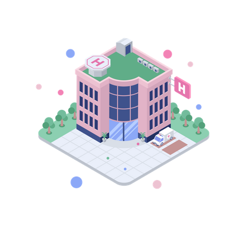 Hospital  イラスト