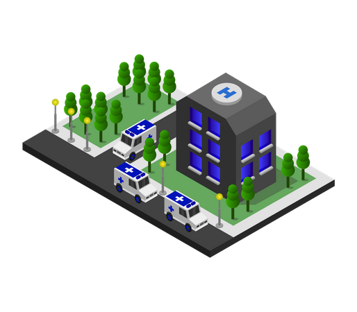 Hospital  イラスト