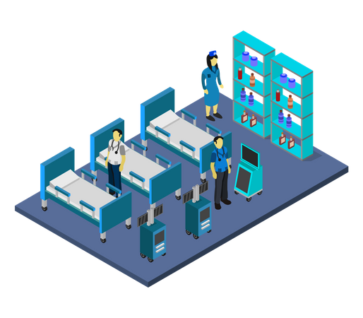 Hospital  イラスト