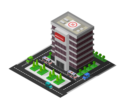 Hospital  イラスト