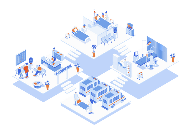 Hospital  イラスト