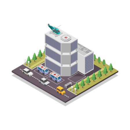 Hospital  イラスト