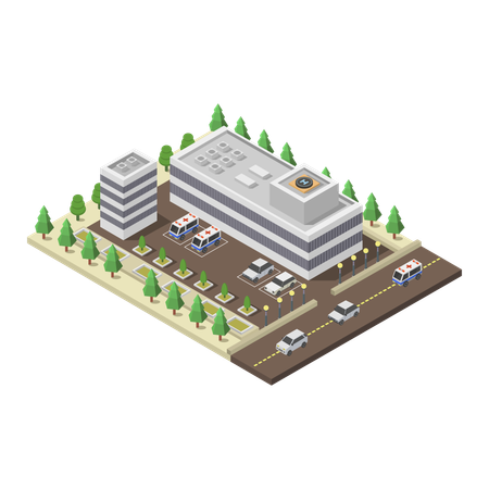 Hospital  イラスト