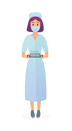 Hospital Nurse  Illustration