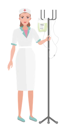 Hospital Nurse  Illustration