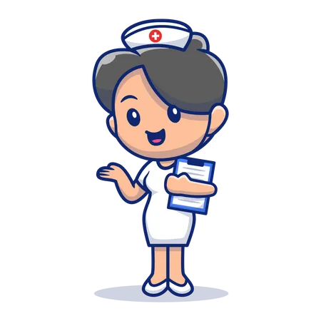 Hospital receptionist  Illustration