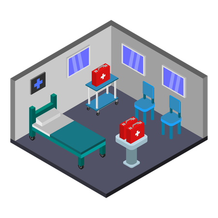 Hospital Room  Illustration