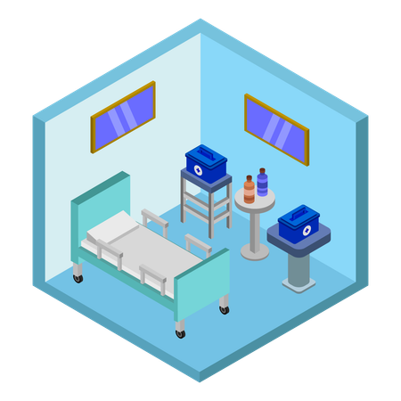 Hospital room  Illustration