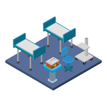 Hospital room  Illustration