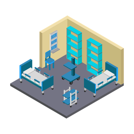 Hospital room  Illustration