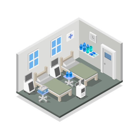 Hospital Room  Illustration