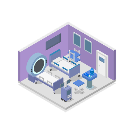 Hospital Room  Illustration