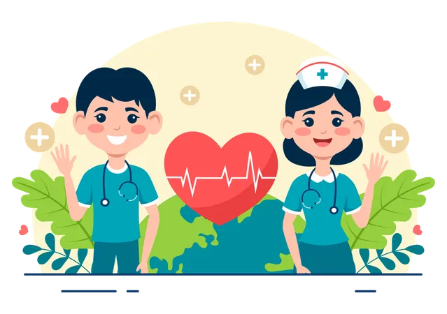 Hospital staff  Illustration