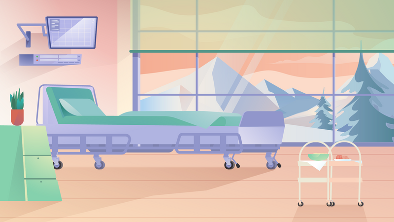 Hospital Ward  Illustration