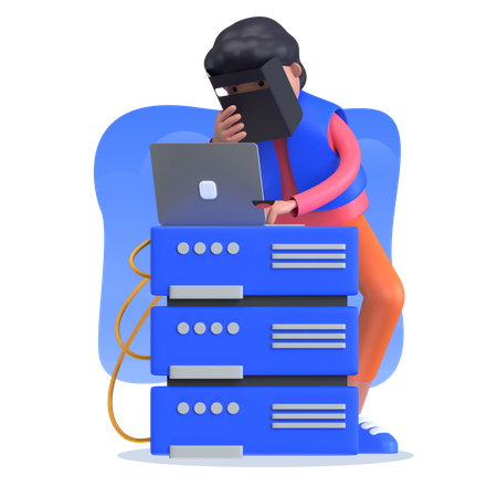 Host server  Illustration