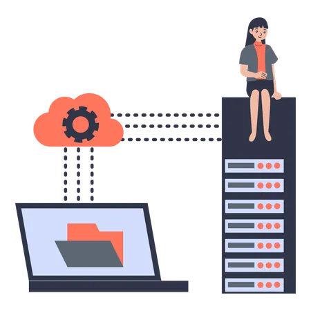 Hosting Solutions  Illustration