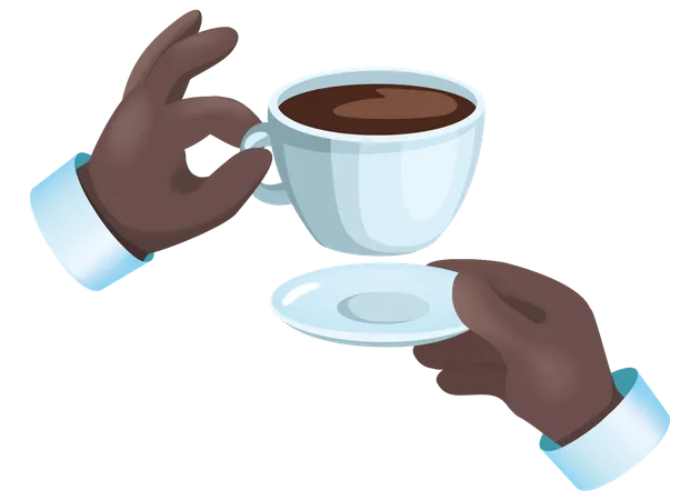 Hot Chocolate Cup  Illustration