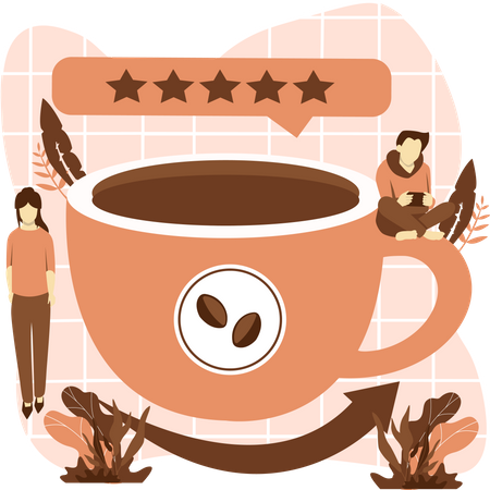 Hot Coffee  Illustration