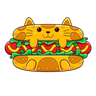 illustrations for hot-dog