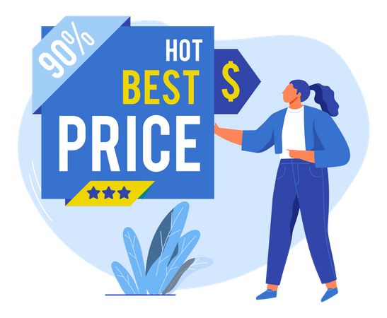 Hot Price  Illustration