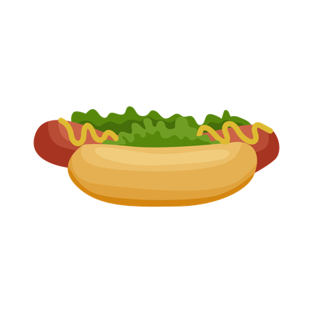 Hotdog  Illustration