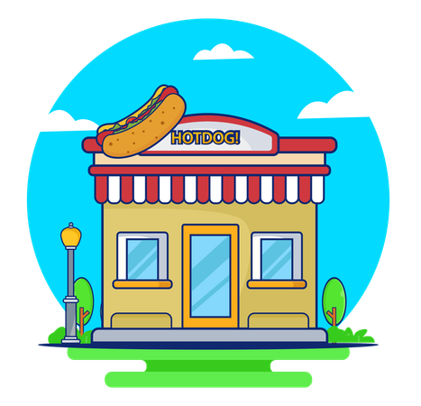 Hotdog  Illustration