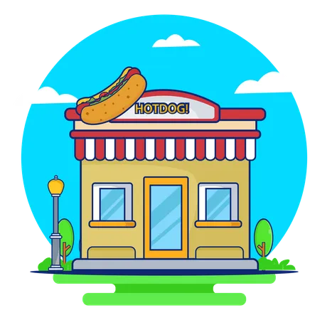 Hotdog  Illustration