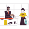 hotel guest illustration free download