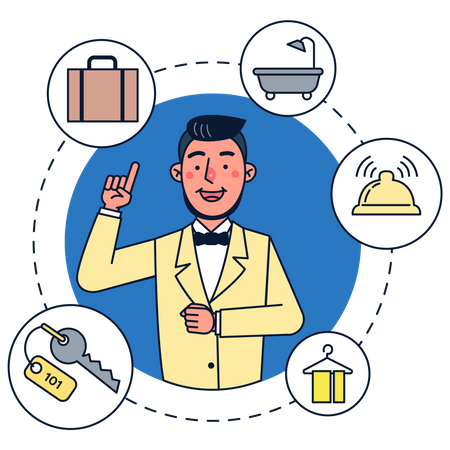 Hotel Manager  Illustration