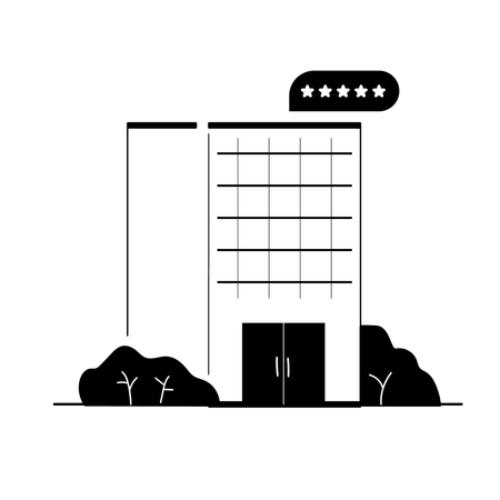 Hotel rating  Illustration