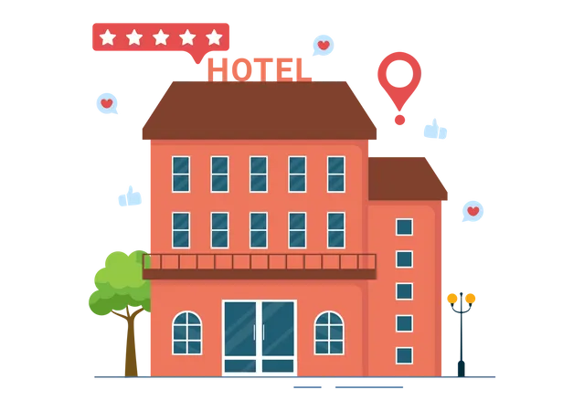 Reseña del hotel  Ilustración