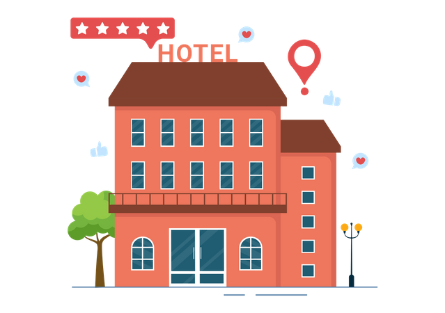 Hotel Review Illustration