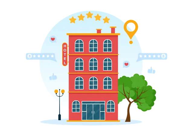 Hotel Review Illustration
