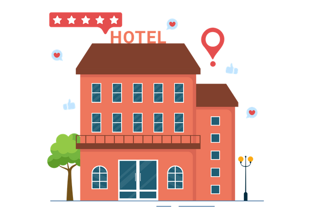 Hotel Review  Illustration