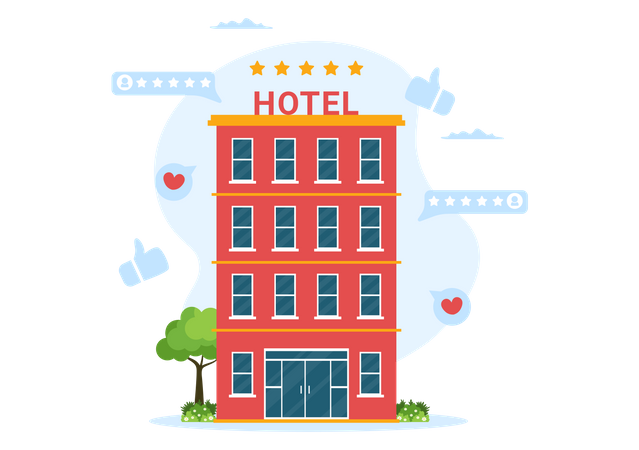 Hotel Review  Illustration