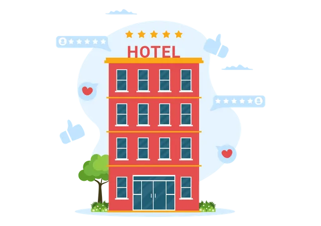 Hotel Review  Illustration