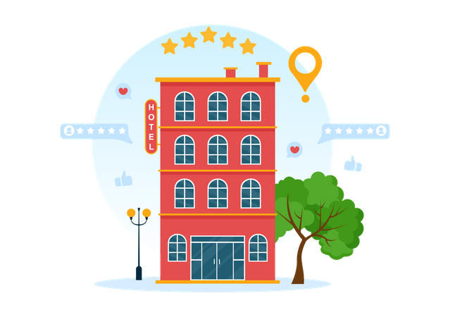 Hotel Review  Illustration