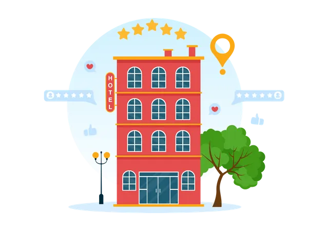 Hotel Review  Illustration