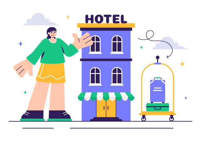 Hotelbewertungen  Illustration