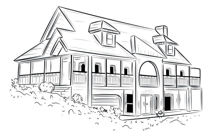 House Building Illustration