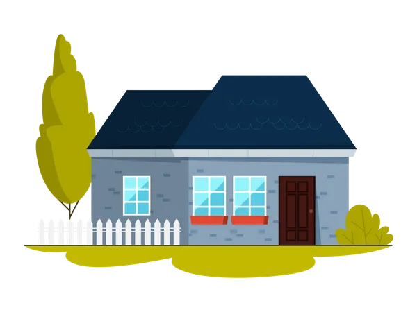 House building  Illustration