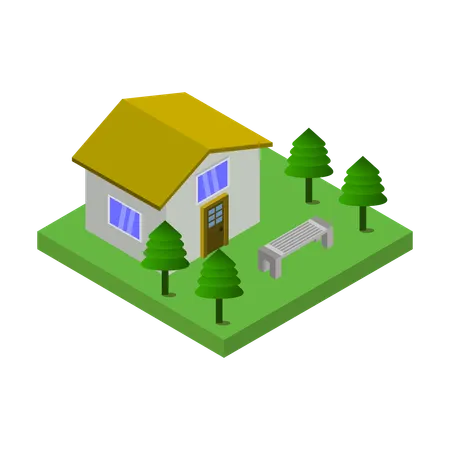 House Building  Illustration