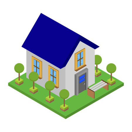 House Building  Illustration