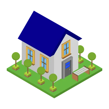 House Building  Illustration