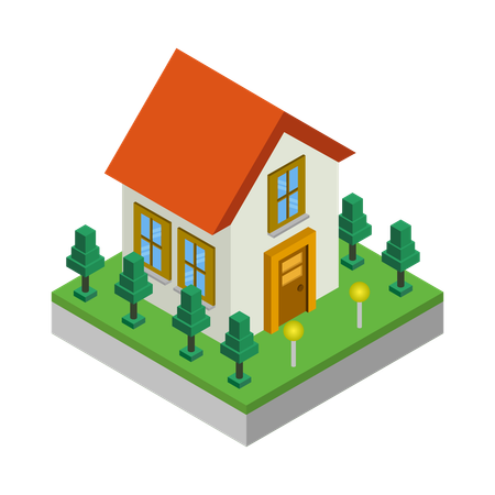 House Building  Illustration