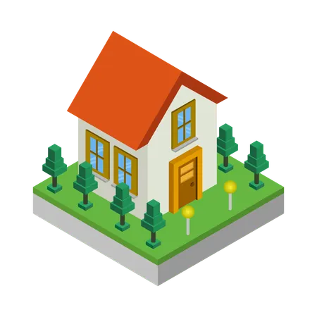 House Building  Illustration