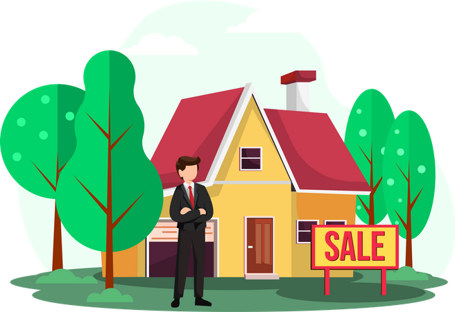 House for sale  Illustration